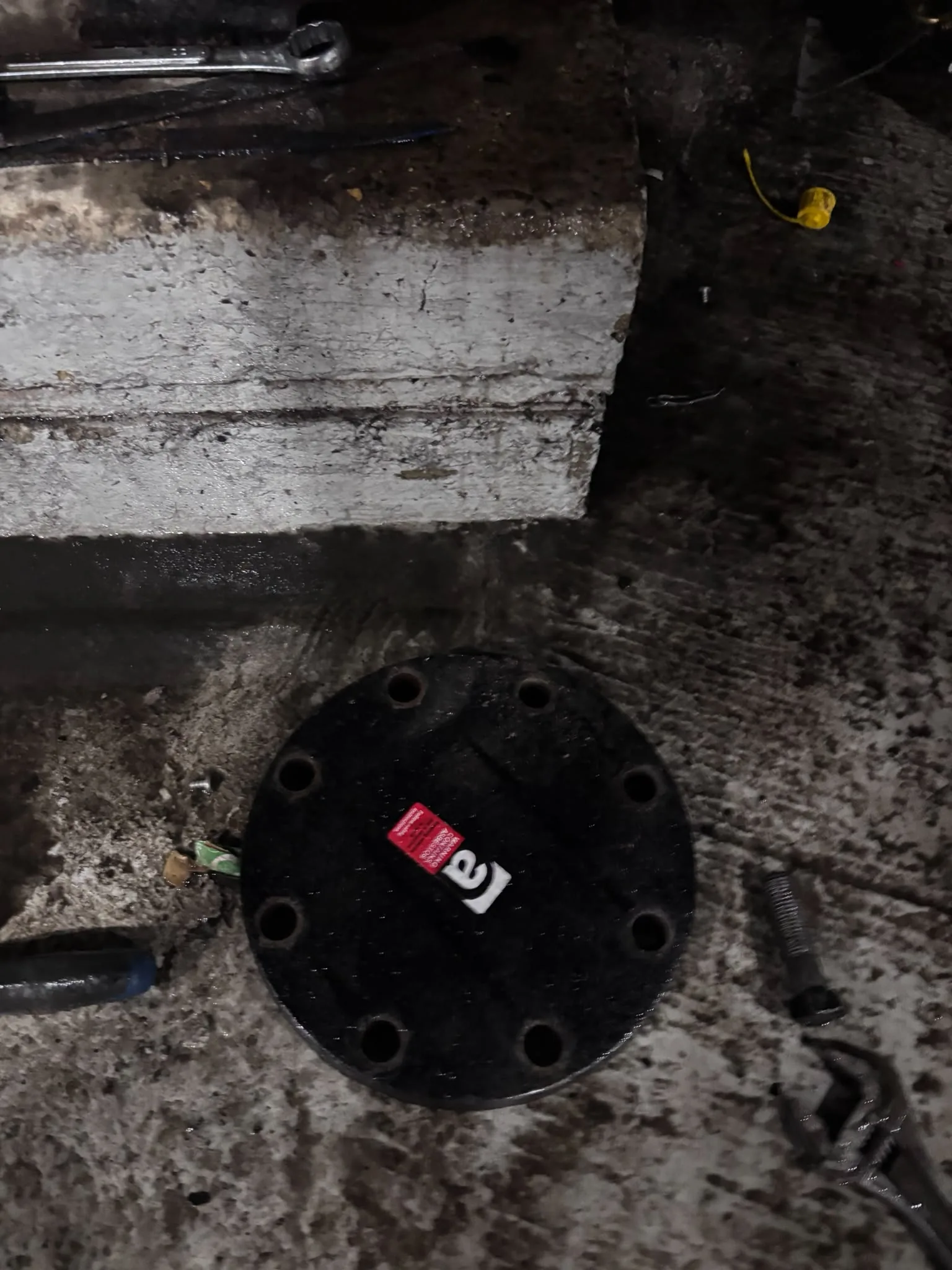 Artex scraping from a concrete ceiling during Fulham refurbishment
